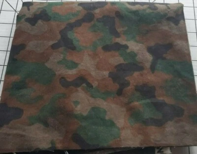 Tela de costura acolchada de algodón de franela camuflada de 1 yarda marrones verdes negros Foto 1 de 2