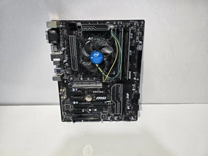 MSI B250 PC Mate MS-7A72 Motherboard, Intel Core i5-7500, 16GB DDR4-2400 RAM - Picture 1 of 12