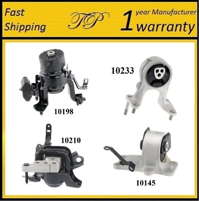 4PCS MOTOR & TRANS MOUNT FOR 2019-2020 TOYOTA RAV4 2.5L 4WD GAS (JAPAN) - Image 1 of 4