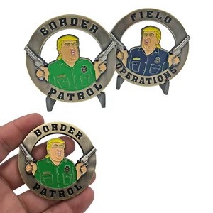 GG-007 Donald Trump CBP Officer and Border Patrol Agent Challenge Coin POTUS MAG - Picture 1 of 1