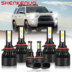 Para For 2003 2004 2005 Toyota 4Runner Faros LED Hi/Lo+Kit de luces antiniebla - Bild 1 von 20