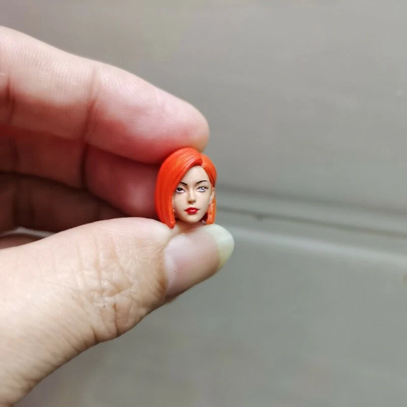 绘画 1/18 比例游戏版蓝色玛丽头雕塑适合 3.75 人偶 B 风格 — 第 1/1 张图片