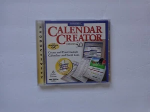 Calendar Creator Version 5.0 (1997 TLC) For Windows 95 - Picture 1 of 3