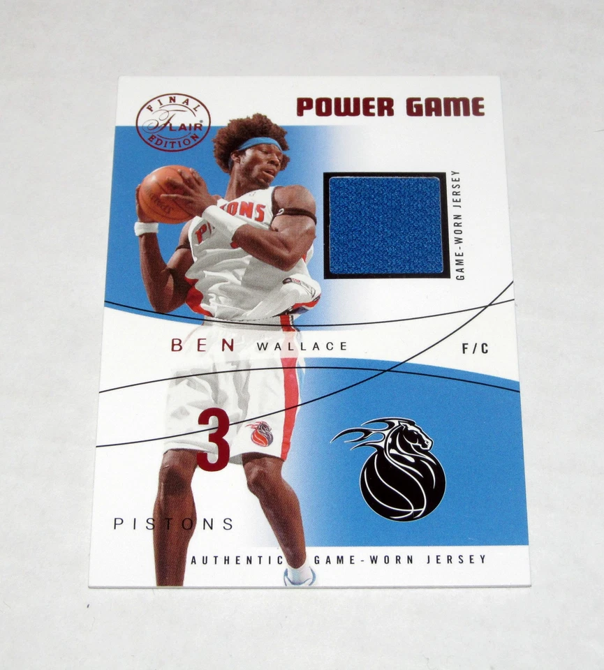 Camiseta deportiva Flair Power Game Relic Ben Wallace 2004-05 usada en juegos (#/175) HOF Pistons Foto 1 de 1