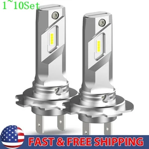CANBUS H7 LED Headlight Bright Super Bulb White 22000LM Hi/Low Beam 1-10Set - Picture 1 of 11