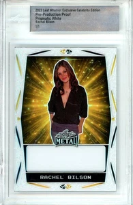 2023 Leaf Metal Rachel Bilson Prismatic White Pre-Production Proof 1/1 Whatnot - Picture 1 of 1
