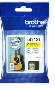 Inktcartridge Brother LC-421XLY geel - Afbeelding 1 van 1