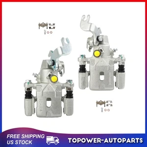 Par de pinzas de freno traseras con soporte para Hyundai Elantra 2001 2002 2003 2004 - Imagen 1 de 7