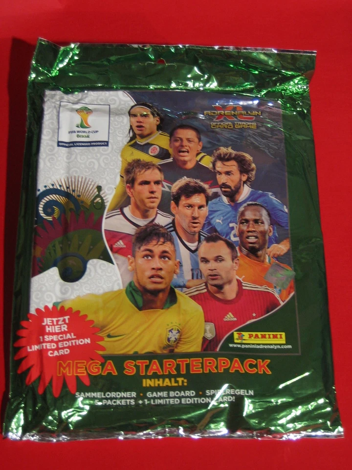 Panini Adrenalyn XL WM 2014 1 x Mega Starter Sammelmappe limitiert World Cup 14 - Bild 1 von 1