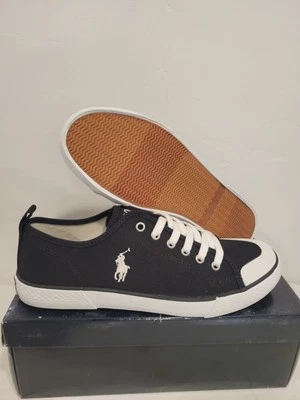 Zapatilla deportiva con cordones Polo Ralph Lauren para niños negra Camden talla 7 Foto 1 de 4