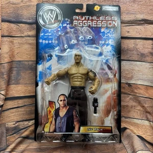 WWE The Rock Ruthless Aggression Series 8 Modellino Jakks Pacific Nero MOC - Foto 1 di 6