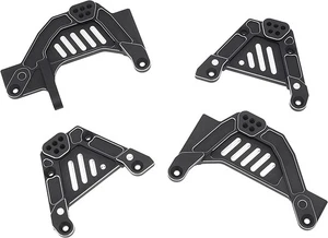 Black Alloy Shock Tower Set for Axial SCX6 RC Crawler - Front & Rear 251001 - Picture 1 of 3