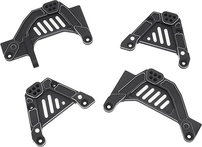 Black Alloy Shock Tower Set for Axial SCX6 RC Crawler - Front & Rear 251001 - Image 1 of 3