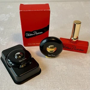 Paloma Picasso Set 2 Parfum Miniaturen + Lippenstift Mini - Bild 1 von 6