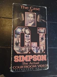 The Case Of OJ Simpson: The Actual Courtroom Video, Collectors Edition VHS 1994 - Picture 1 of 2