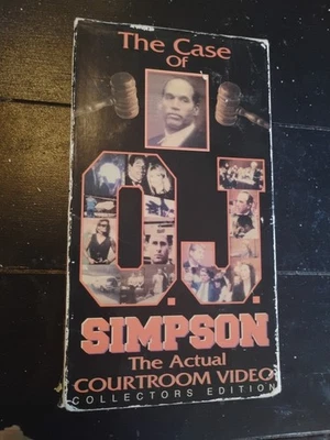 The Case Of OJ Simpson: The Actual Courtroom Video, Collectors Edition VHS 1994 - Image 1 of 2