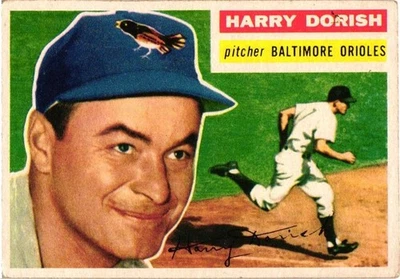 1956 Topps - Harry Dorisch (#167)   Baltimore Orioles     VG-EX - Image 1 of 2