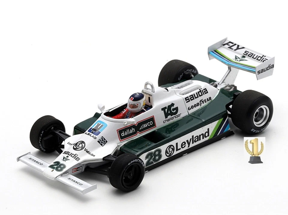 1:43 Spark S6993 Williams FW07B, winner Monaco GP 1980, Carlos Reutemann #28 - Bild 1 von 1