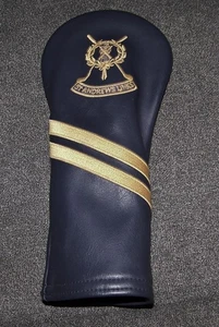 AM&E GOLF Vinyl  Fairway 3 5 Wood Head Cover ST ANDREWS LINKS SCOTLAND Navy Blue - Picture 1 of 4
