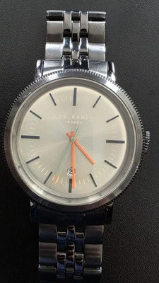 Mens Dark Grey Ted Baker Watch - Image 1 of 4