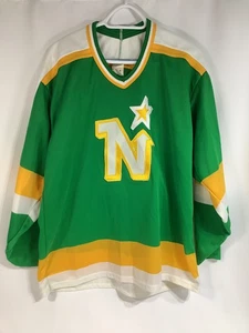 Maglia Minnesota North Stars CCM Vintage Home Hockey Taglia Large - Foto 1 di 5