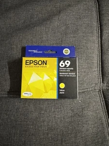 New Genuine Epson 69 Yellow Ink Cartridge WorkForce 1100 WorkForce 40 - Picture 1 of 2