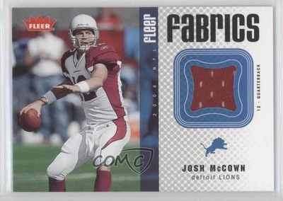 2006 Fleer Fabrics Josh McCown #JM - Image 1 of 2