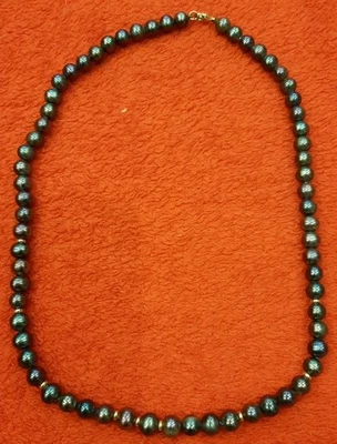 Perlenkette Tahiti-Perle 375 Gold 44 cm - Bild 1 von 2