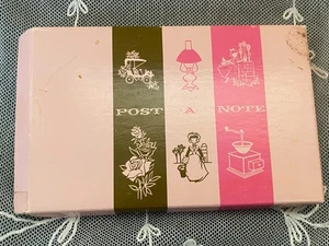 Vintage Antique Box of 39/40 Post A Note Post Cards UNUSED Box not Perfect - Picture 1 of 12