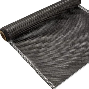 Carbon Fiber Fabric Roll 6.5ft x 12" 3k/220g Twill Weave for Cars, Concrete, ... - Picture 1 of 6