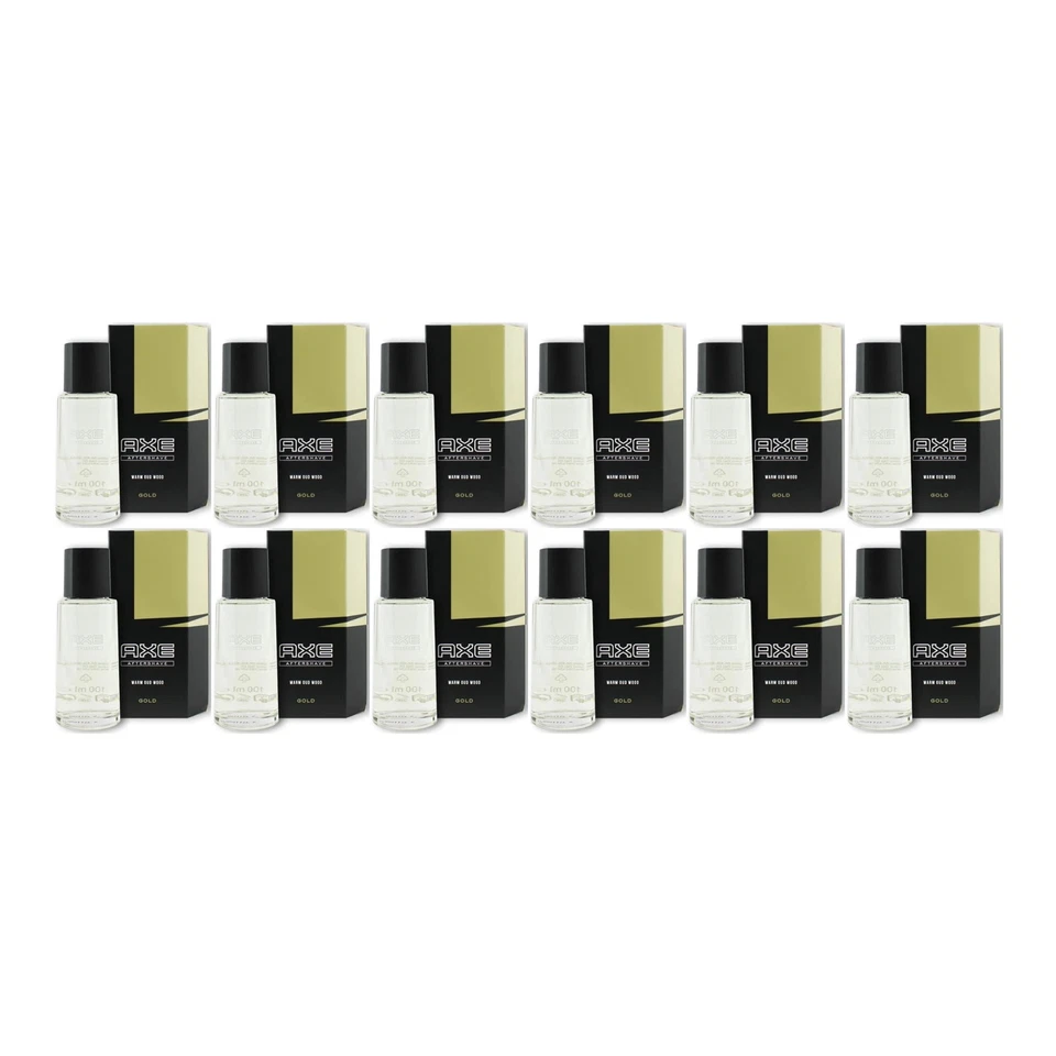 Axe Gold Aftershave - Warm Oud Wood 3.4oz (100ml) (Pack of 12)