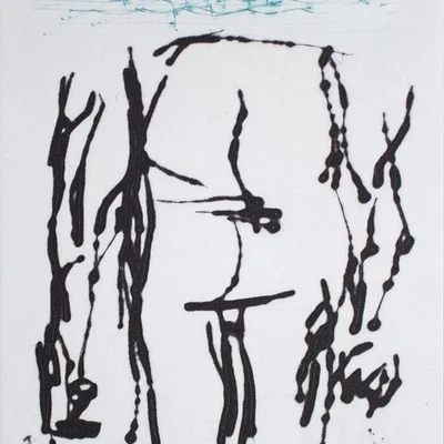 Markus Lüpertz Kunst Regeln geben Neoexpressionismus Farbradierung 2005 A 26/30 - Bild 1 von 4