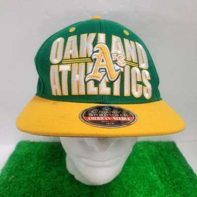 De Colección Oakland A's Sombrero Snapback Deletrear Logo Grande Gorra Cooperstown Años 90 VNDS Raro Foto 1 de 4