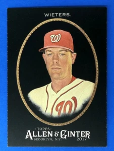 2017 Topps Allen & Ginter X Matt Wieters #26 BASEBALL CARD Washington Nationals - Picture 1 of 2