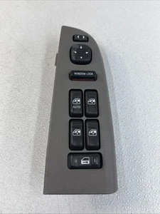 99-02 Suburban Yukon Silverado Master Window Control Switch Trim Bezel Gray OEM - Picture 1 of 8
