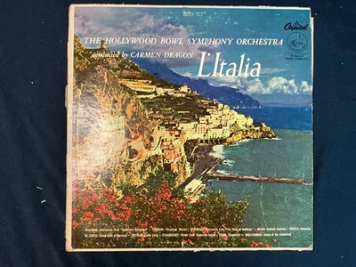 Виниловая пластинка The Hollywood Bowl симфонический оркестр / Carmen Dragon L'ITALIA P8351 - Изображение 1 из 4