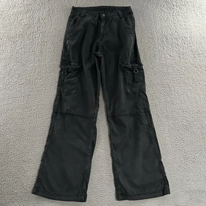 Pantalones para mujer American Eagle negros talla 2 tiro súper alto holgados pierna ancha Lyocell - Imagen 1 de 19