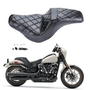Motorcycle Two-up Seat, Driver+Passenger Seat Cushion, Stepped Type Fit for - Picture 1 of 8