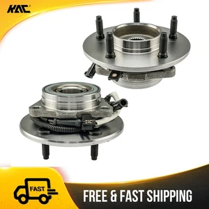 Juego de 2 conjuntos de buje y cojinete de rueda delantera para Ford F-150 1997 1998 1999 2000 - Imagen 1 de 12