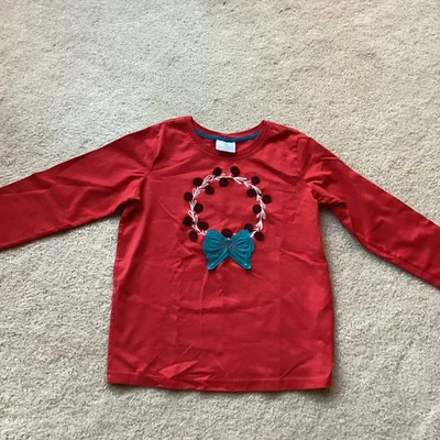 HANNA DIFFERENTSON NIÑAS 150 11-13 MANGA LARGA JERSEY TOP, CORONA EN ROJO Foto 1 de 2