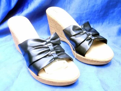 SANDALIAS PLATAFORMA CUÑA BARTOLINI PERLA TALLA 9 NEGRAS 62772-101 NUEVAS ENVÍO GRATUITO Foto 1 de 3