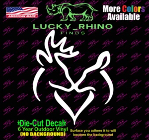 Buck and Doe Love Pareja Esposa Marido Coche Ventana Vinilo Calcomanía Pegatina Parachoques - Imagen 1 de 3