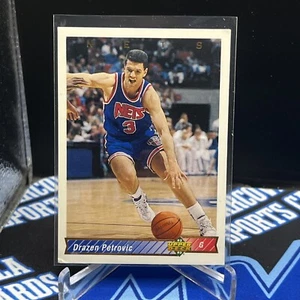 1992-93 DRAZEN PETROVIC UPPER DECK #122 BROOKLYN NETS NM (B) - Picture 1 of 2