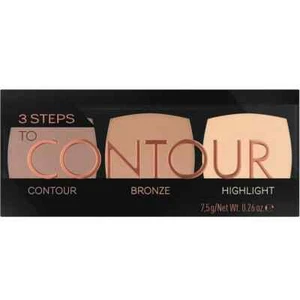 CATRICE 3 Steps To Contour Palette - Sculpt Bronze & Highlight Matte Powder Trio - Picture 1 of 1