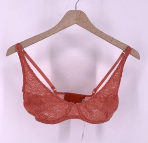 NWT Free People Intimately Latana Coral Underwire Bra Size 32DD Lace $48 - Picture 1 of 6