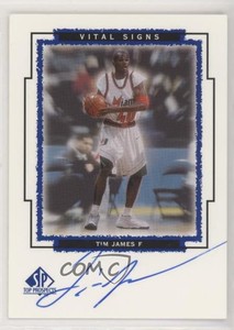 1999 SP Top Prospects Vital Signs Tim James #TJ Rookie Auto RC