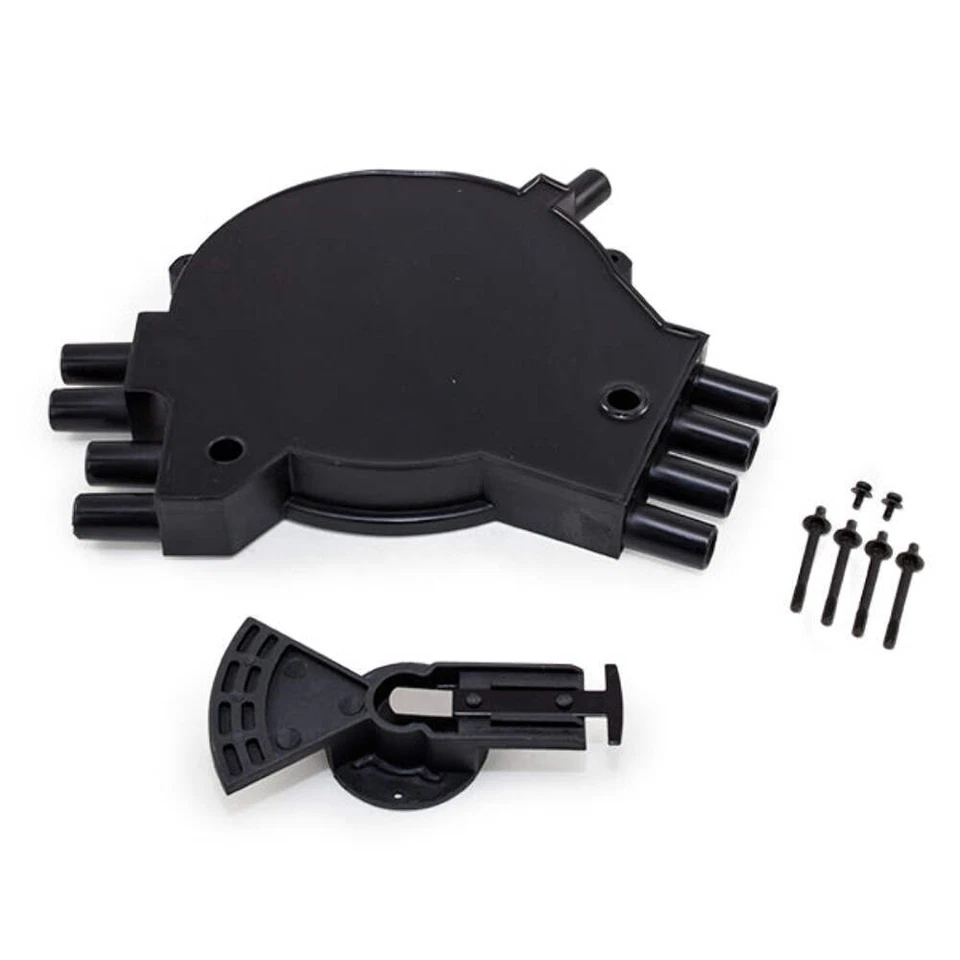 Kit de tapa y rotor distribuidor Opti-Spark I negro para Chevrolet LT1 Gen 1 1992-1994 Foto 1 de 1