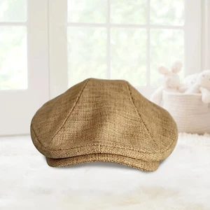 Gorra Gatsby de algodón de lino para hombre sombrero de hiedra golf conducción resorte plano taxista NewsboybbN - Imagen 1 de 18