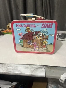 Pantera e Figli Rosa - Porta pranzo vintage in metallo - Foto 1 di 9