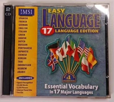 IMSI : Easy Language Edition 17 / 2 CD 17 languages  Preowned - Image 1 of 3